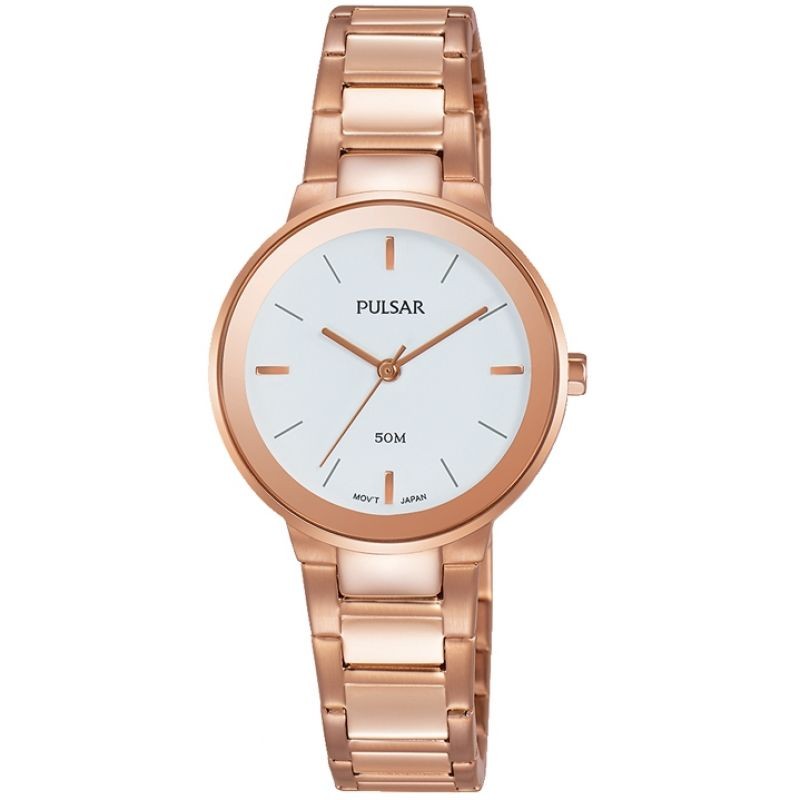 Pulsar ladies gold discount watch