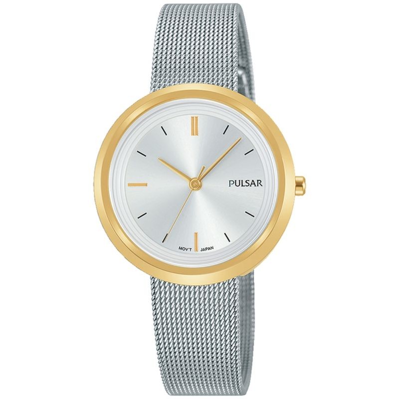 Pulsar mesh ladies on sale watch rose gold